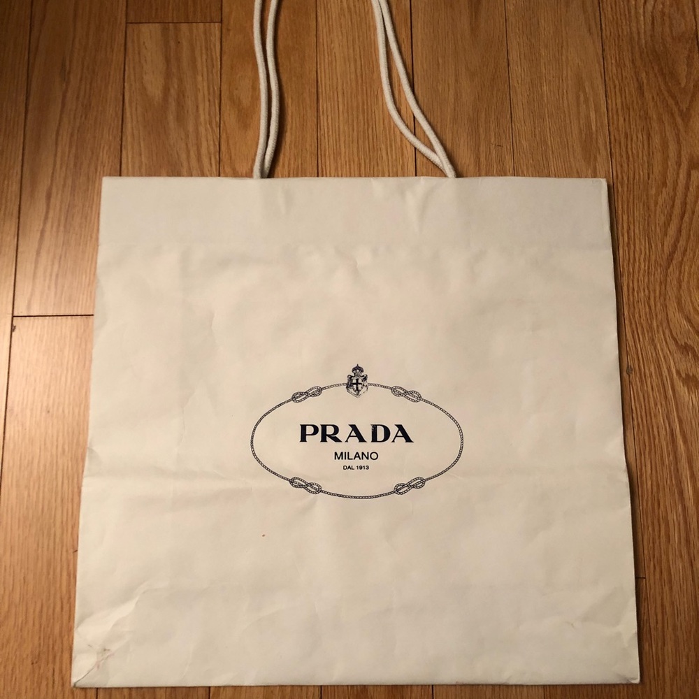 Prada shopping bag